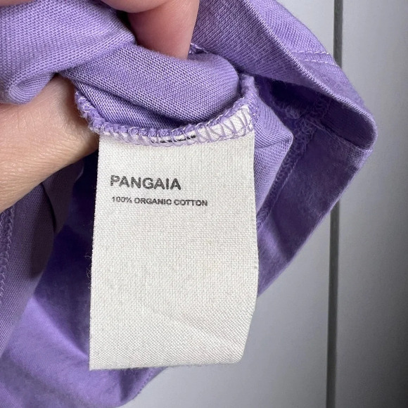 Pangaia - Purple Cropped 100% cotton T-shirt - XS - Picture 6 of 6